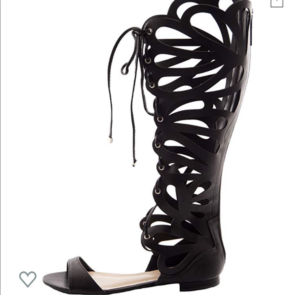 Black Bella Marie gladiator sandals